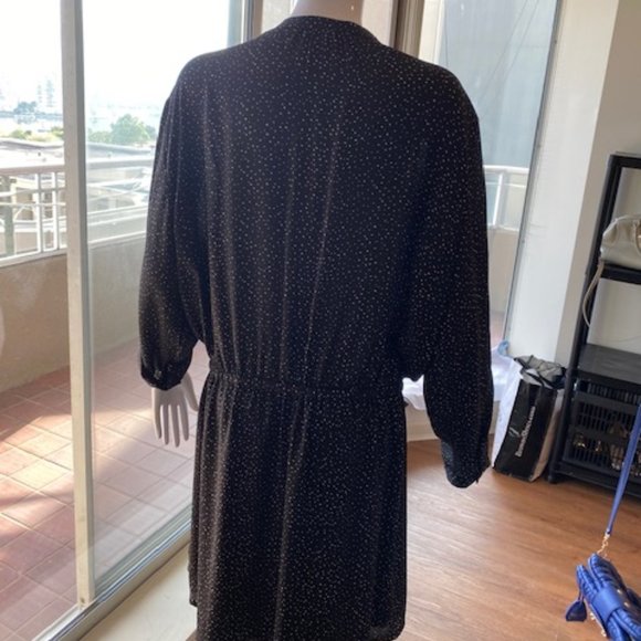 💰 5 FOR $40 / Hillary Radley Black / White Dress EUC (XL) - Picture 2 of 3